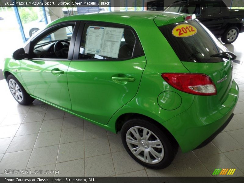 Spirted Green Metallic / Black 2012 Mazda MAZDA2 Sport