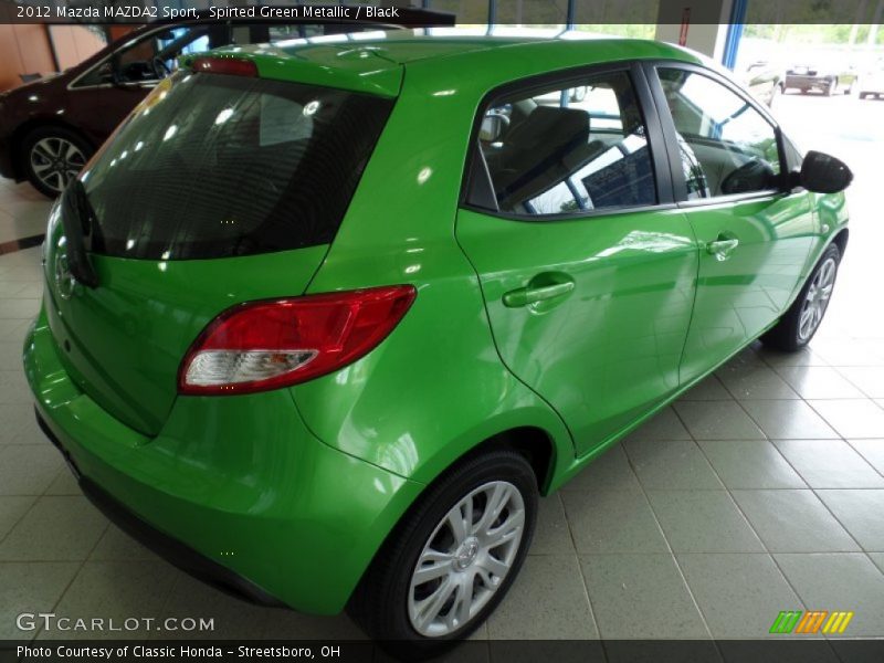 Spirted Green Metallic / Black 2012 Mazda MAZDA2 Sport