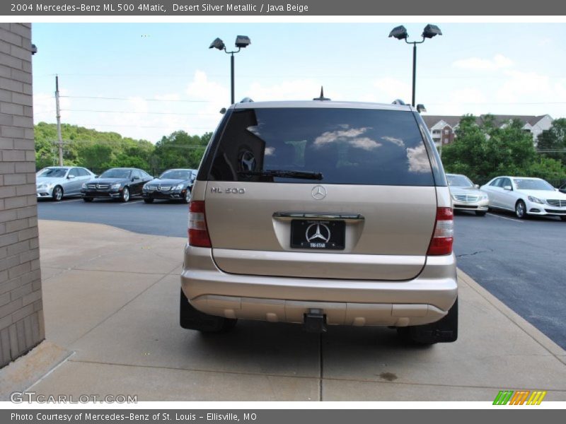 Desert Silver Metallic / Java Beige 2004 Mercedes-Benz ML 500 4Matic