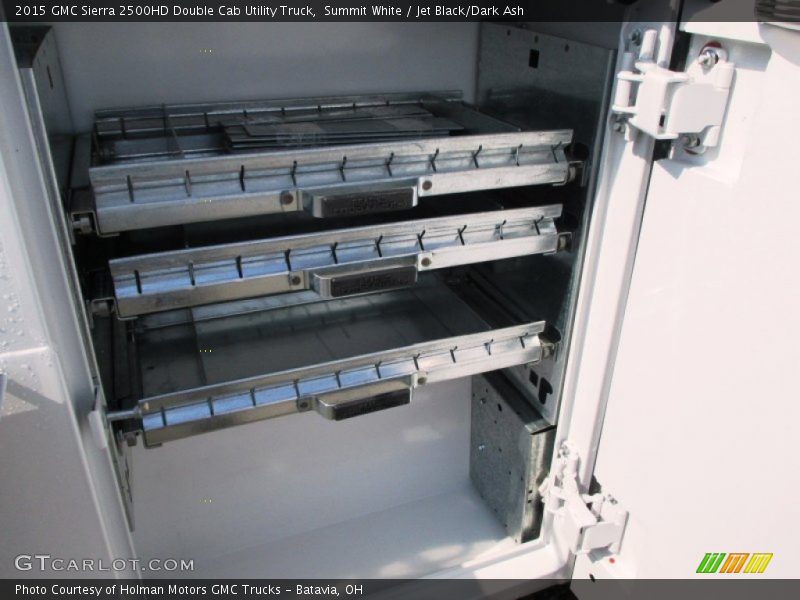 Summit White / Jet Black/Dark Ash 2015 GMC Sierra 2500HD Double Cab Utility Truck