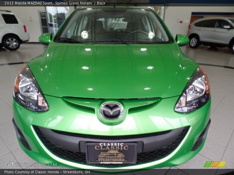 Spirted Green Metallic / Black 2012 Mazda MAZDA2 Sport