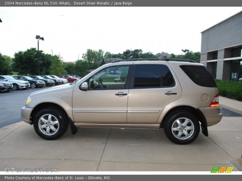 Desert Silver Metallic / Java Beige 2004 Mercedes-Benz ML 500 4Matic