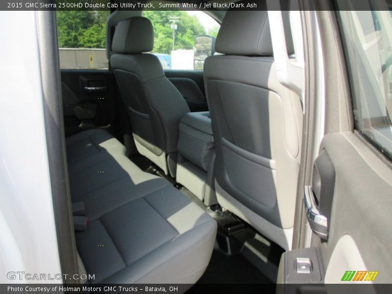 Summit White / Jet Black/Dark Ash 2015 GMC Sierra 2500HD Double Cab Utility Truck