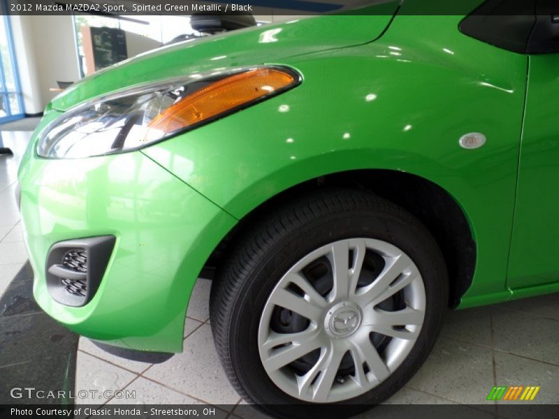 Spirted Green Metallic / Black 2012 Mazda MAZDA2 Sport