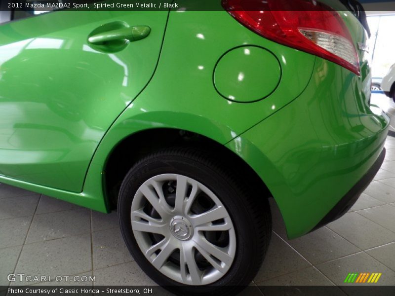 Spirted Green Metallic / Black 2012 Mazda MAZDA2 Sport