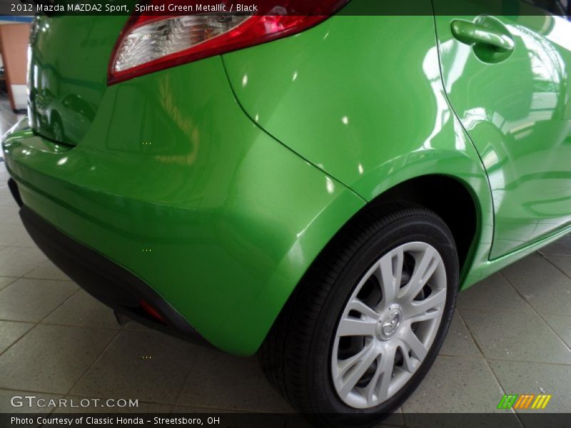 Spirted Green Metallic / Black 2012 Mazda MAZDA2 Sport