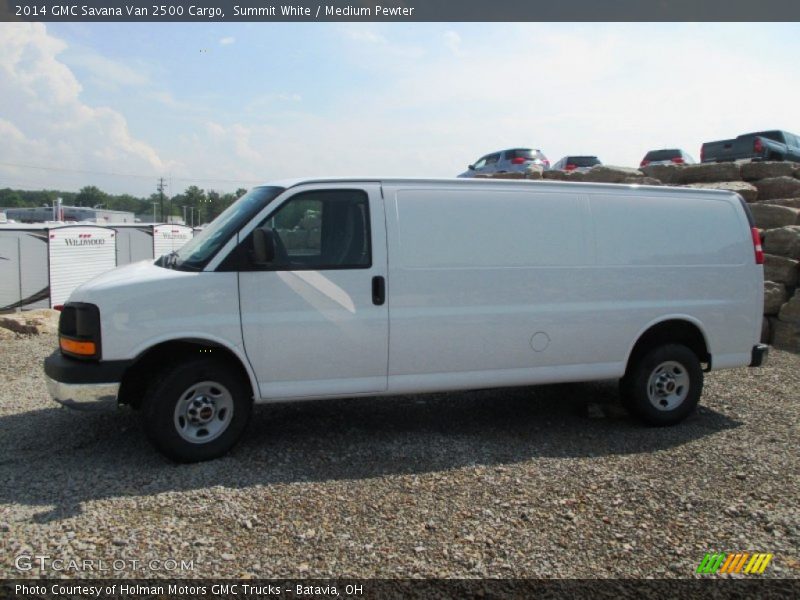 Summit White / Medium Pewter 2014 GMC Savana Van 2500 Cargo