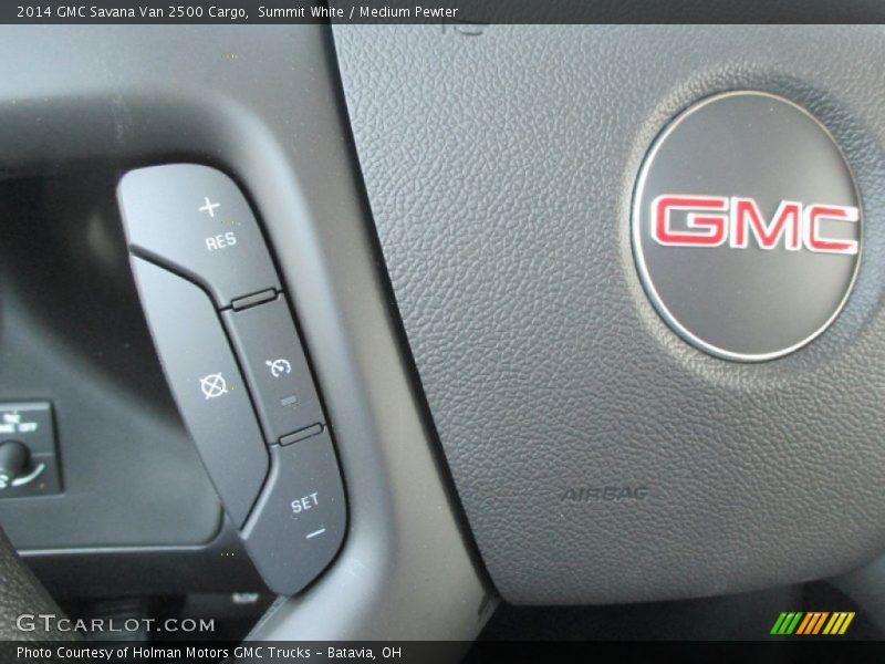 Summit White / Medium Pewter 2014 GMC Savana Van 2500 Cargo