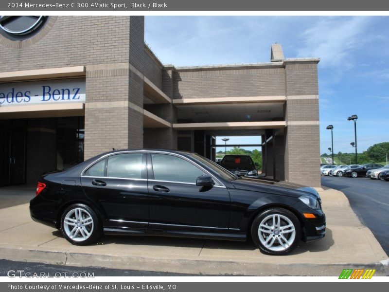 Black / Black 2014 Mercedes-Benz C 300 4Matic Sport