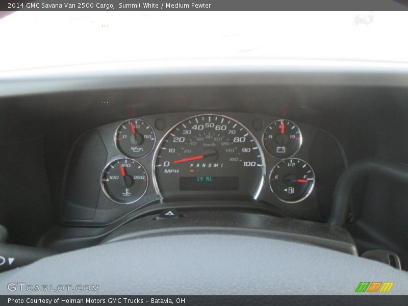 Summit White / Medium Pewter 2014 GMC Savana Van 2500 Cargo
