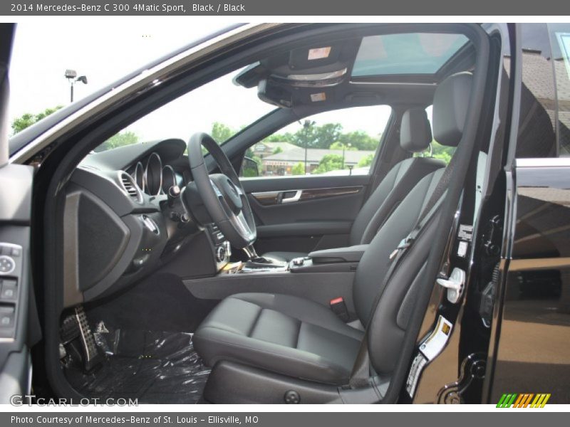 Black / Black 2014 Mercedes-Benz C 300 4Matic Sport