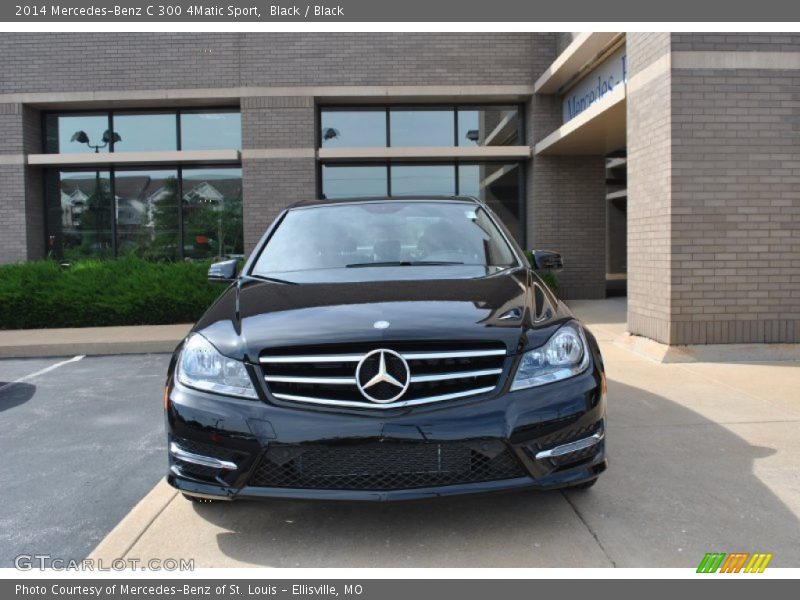 Black / Black 2014 Mercedes-Benz C 300 4Matic Sport
