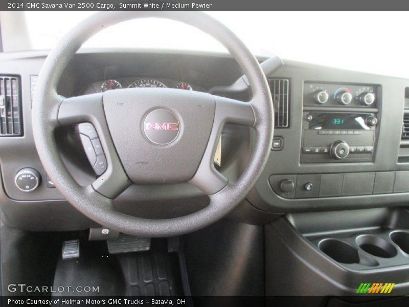 Summit White / Medium Pewter 2014 GMC Savana Van 2500 Cargo