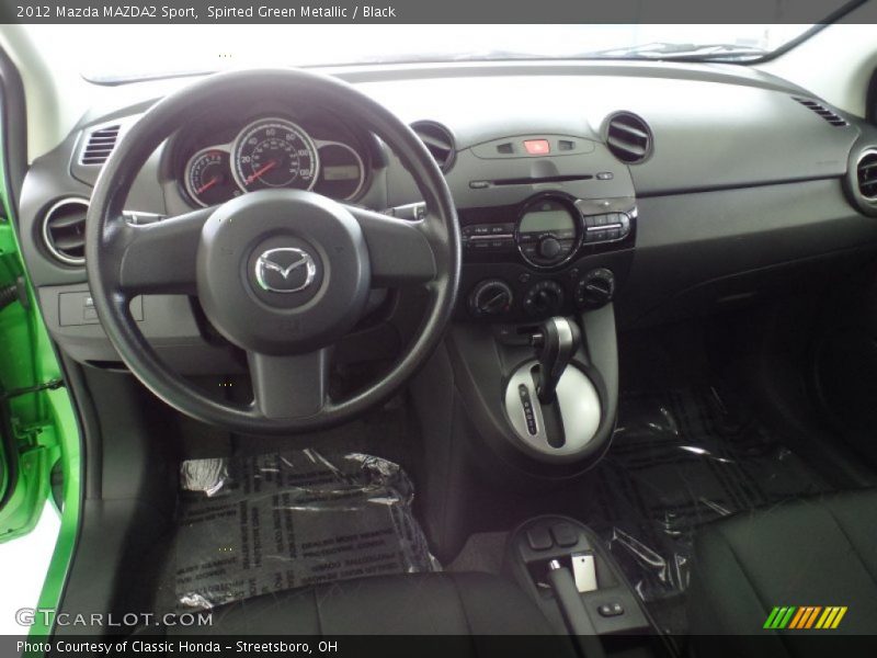 Spirted Green Metallic / Black 2012 Mazda MAZDA2 Sport