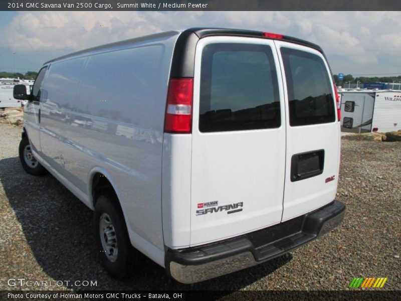 Summit White / Medium Pewter 2014 GMC Savana Van 2500 Cargo