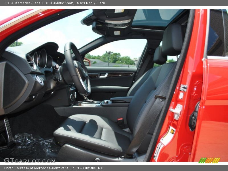 Mars Red / Black 2014 Mercedes-Benz C 300 4Matic Sport