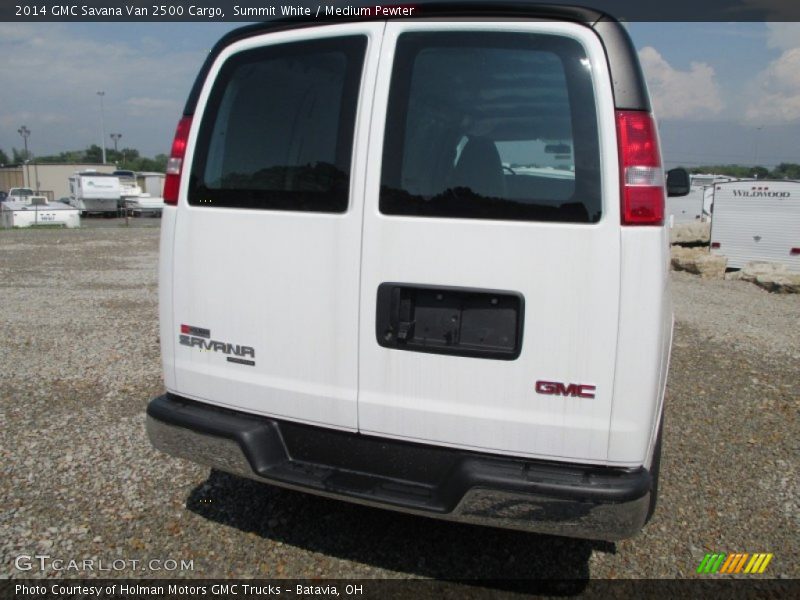 Summit White / Medium Pewter 2014 GMC Savana Van 2500 Cargo