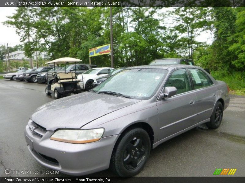 Signet Silver Metallic / Quartz 2000 Honda Accord EX V6 Sedan