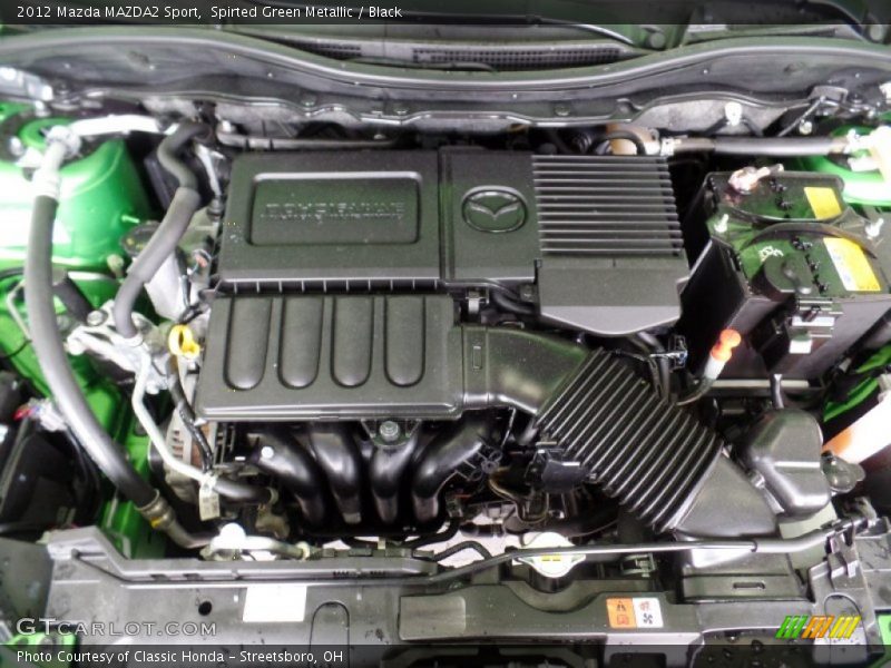Spirted Green Metallic / Black 2012 Mazda MAZDA2 Sport
