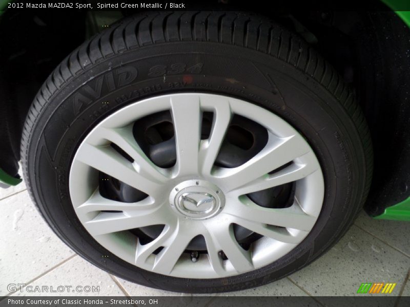 Spirted Green Metallic / Black 2012 Mazda MAZDA2 Sport