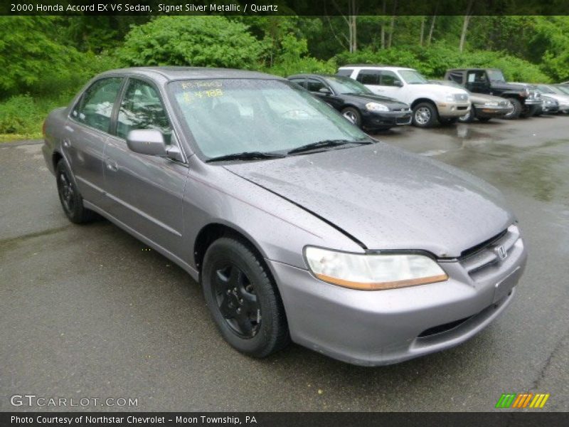 Signet Silver Metallic / Quartz 2000 Honda Accord EX V6 Sedan
