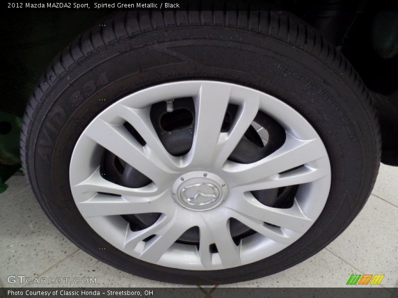 Spirted Green Metallic / Black 2012 Mazda MAZDA2 Sport