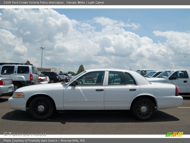 Vibrant White / Light Camel 2006 Ford Crown Victoria Police Interceptor
