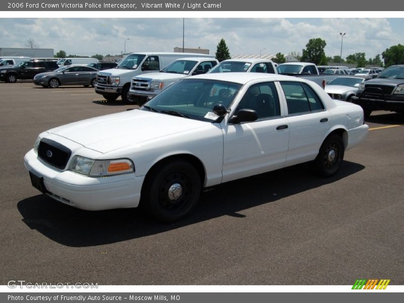 Vibrant White / Light Camel 2006 Ford Crown Victoria Police Interceptor