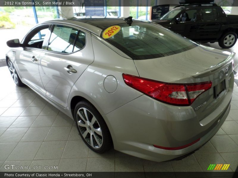 Satin Metal / Black 2012 Kia Optima SX