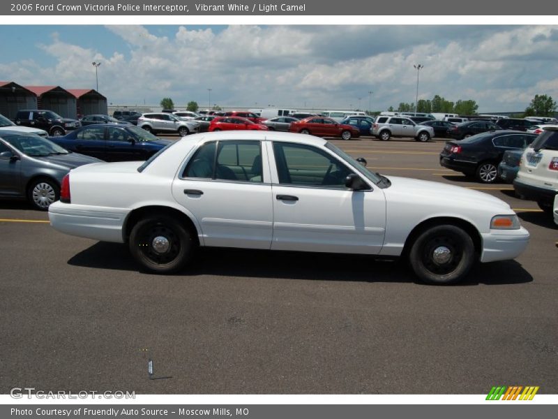 Vibrant White / Light Camel 2006 Ford Crown Victoria Police Interceptor