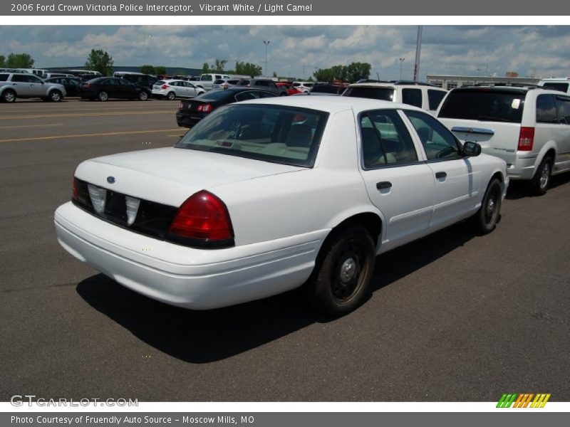 Vibrant White / Light Camel 2006 Ford Crown Victoria Police Interceptor