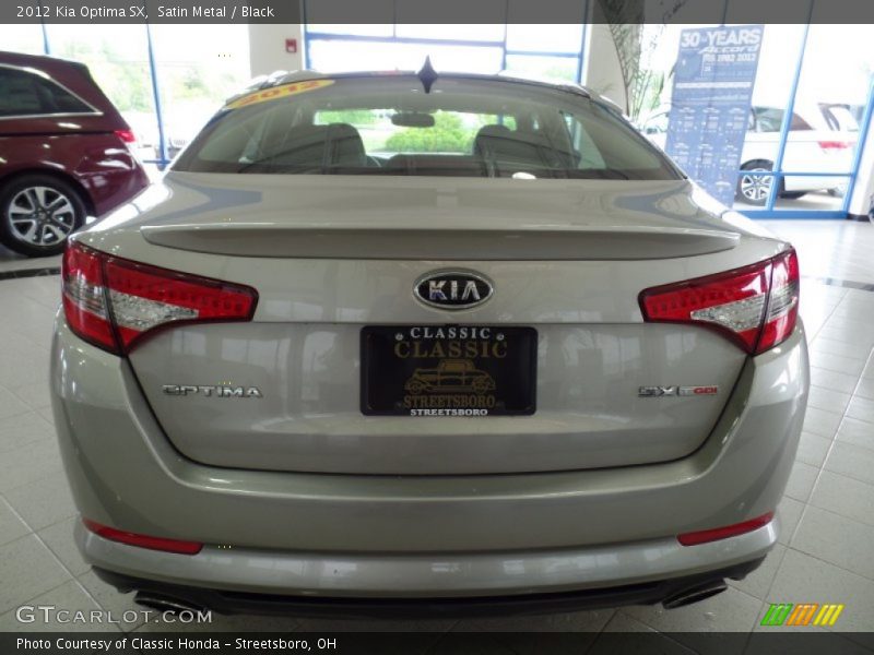 Satin Metal / Black 2012 Kia Optima SX