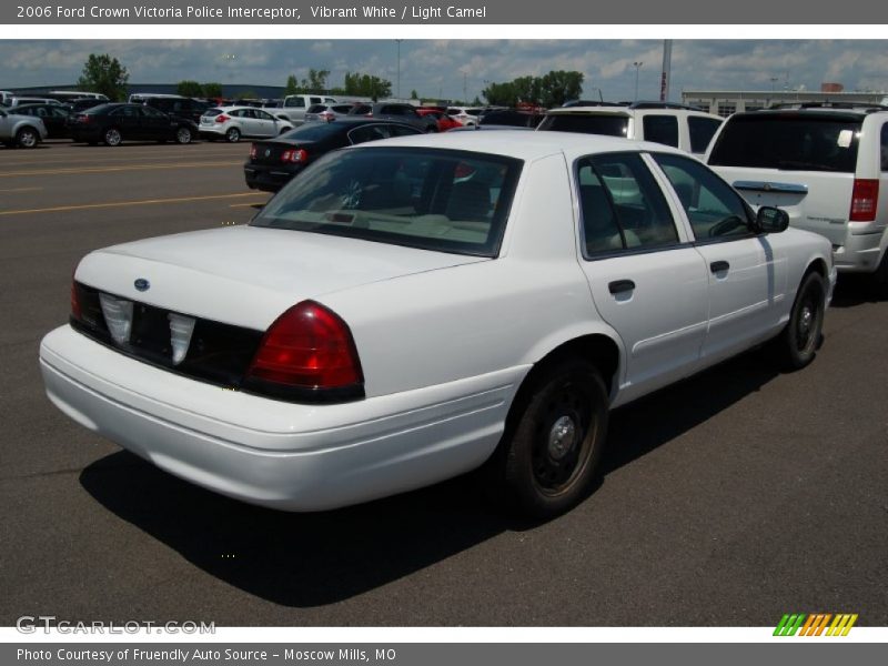Vibrant White / Light Camel 2006 Ford Crown Victoria Police Interceptor