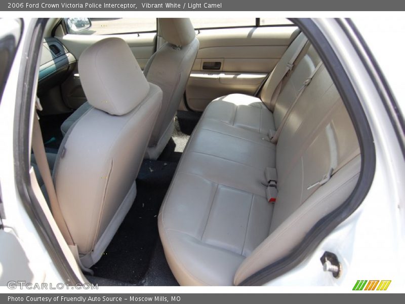 Rear Seat of 2006 Crown Victoria Police Interceptor