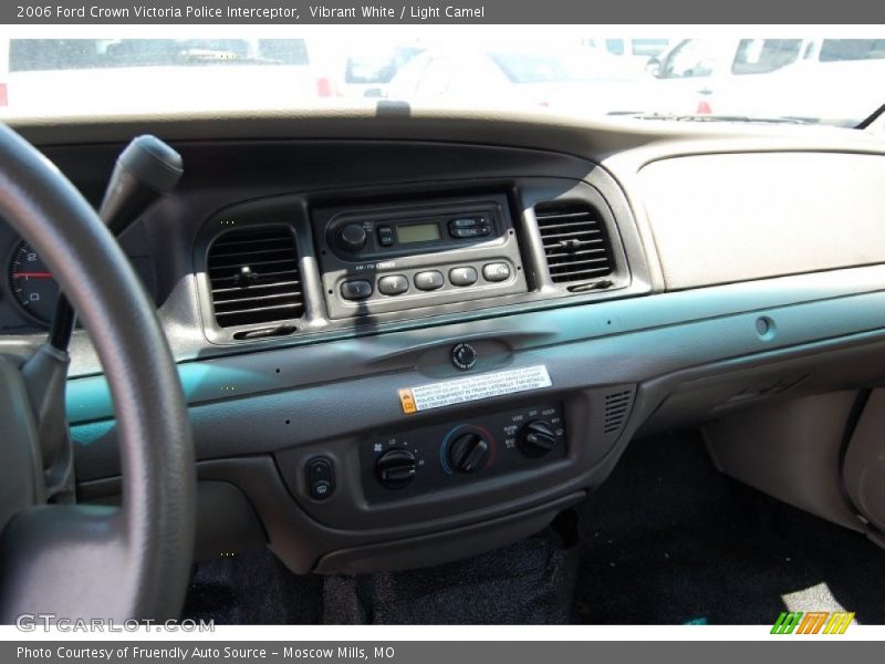 Vibrant White / Light Camel 2006 Ford Crown Victoria Police Interceptor
