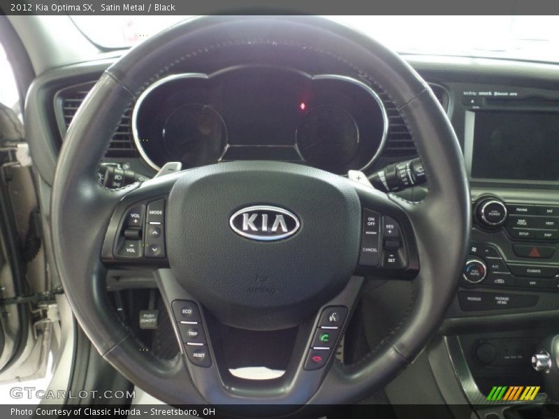 Satin Metal / Black 2012 Kia Optima SX