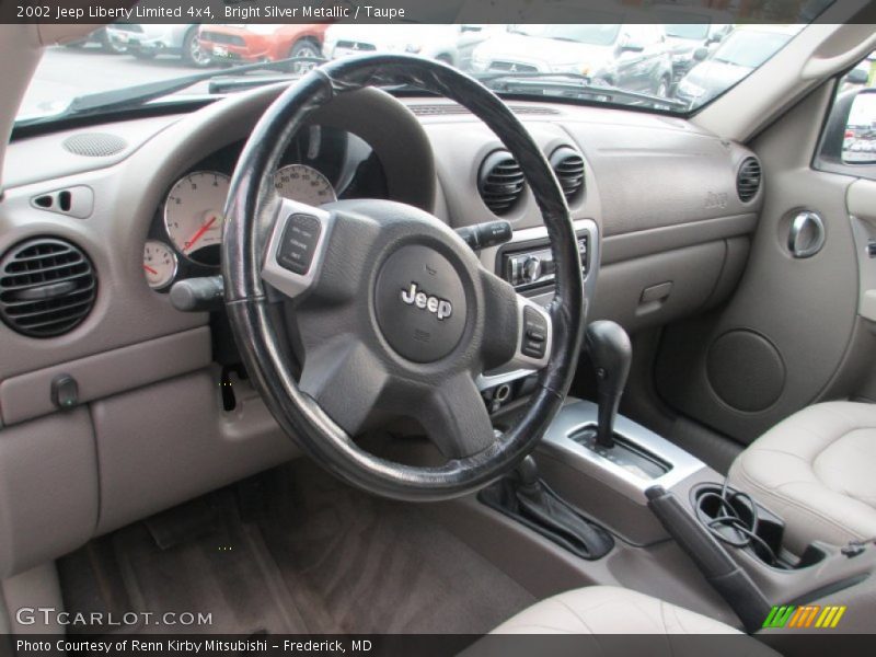Bright Silver Metallic / Taupe 2002 Jeep Liberty Limited 4x4
