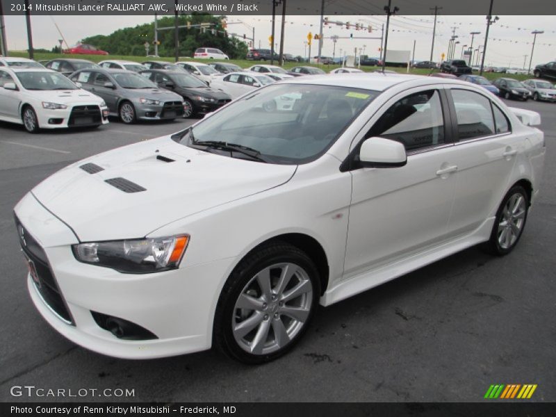 Front 3/4 View of 2014 Lancer RALLIART AWC