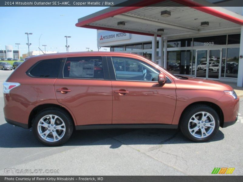Copper Metallic / Black 2014 Mitsubishi Outlander SE S-AWC