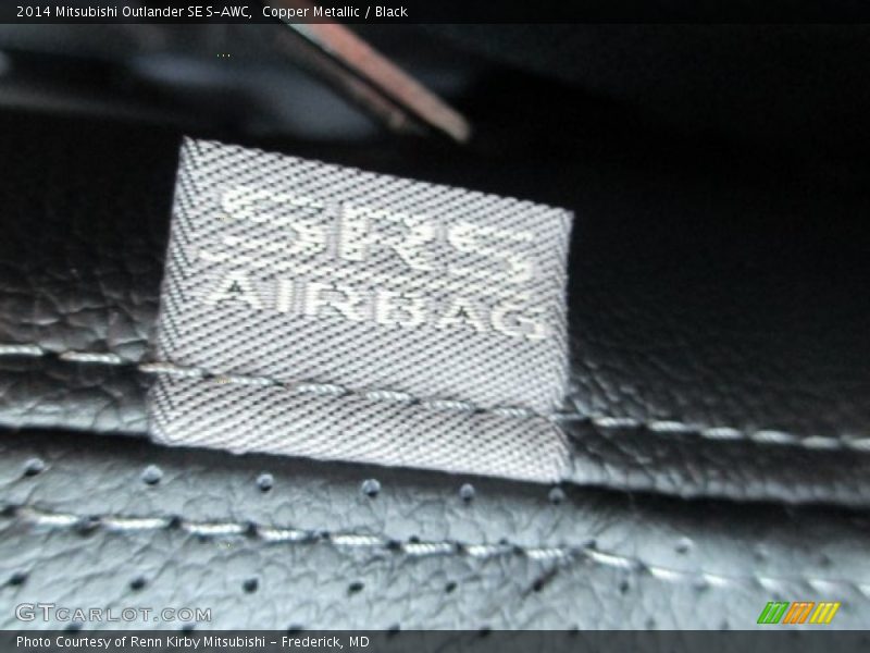 Copper Metallic / Black 2014 Mitsubishi Outlander SE S-AWC