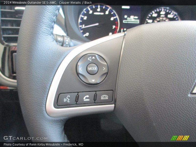Copper Metallic / Black 2014 Mitsubishi Outlander SE S-AWC