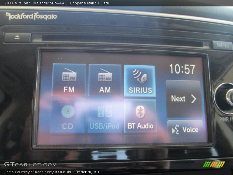 Copper Metallic / Black 2014 Mitsubishi Outlander SE S-AWC