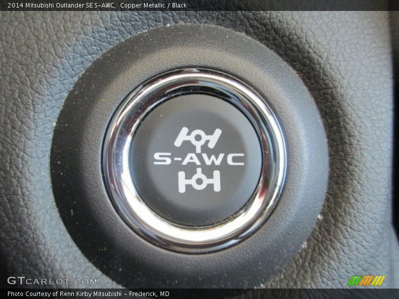 Copper Metallic / Black 2014 Mitsubishi Outlander SE S-AWC