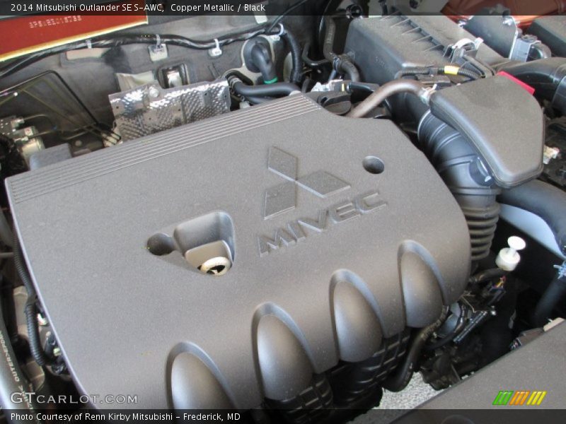 Copper Metallic / Black 2014 Mitsubishi Outlander SE S-AWC