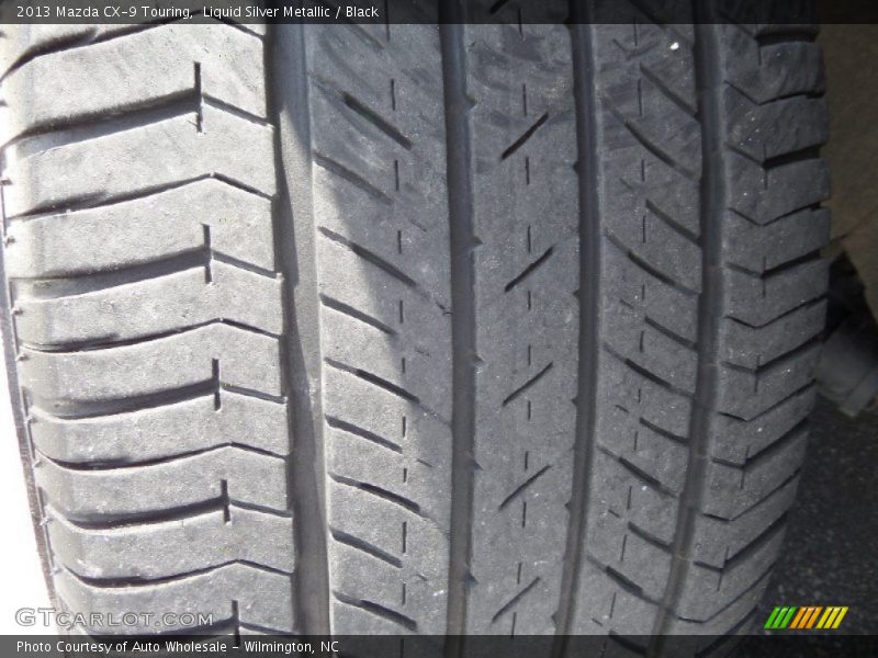 Liquid Silver Metallic / Black 2013 Mazda CX-9 Touring