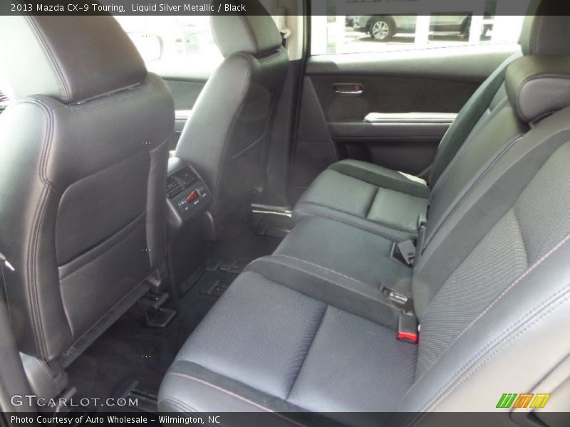 Liquid Silver Metallic / Black 2013 Mazda CX-9 Touring