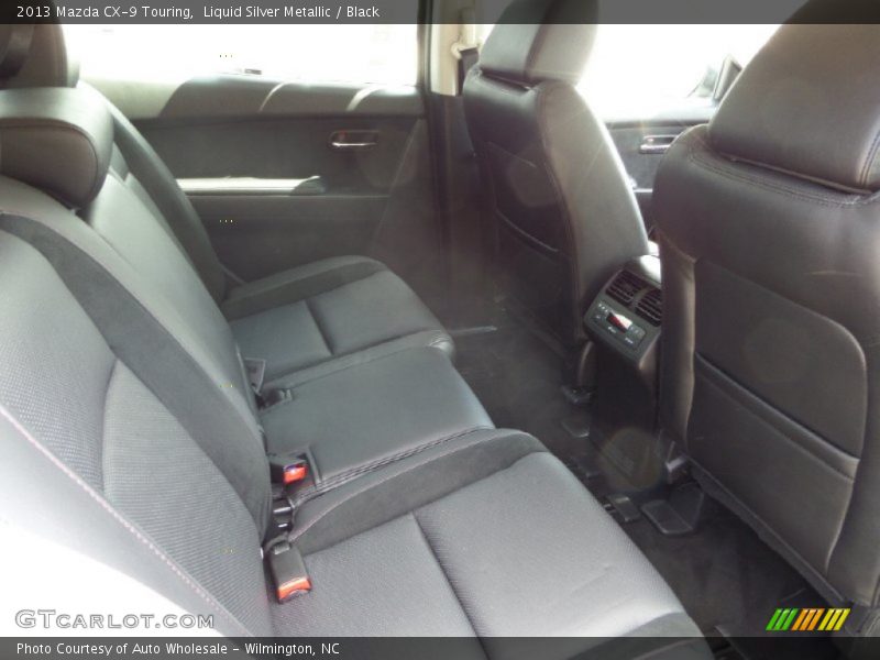 Liquid Silver Metallic / Black 2013 Mazda CX-9 Touring