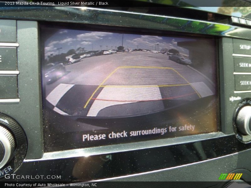 Liquid Silver Metallic / Black 2013 Mazda CX-9 Touring