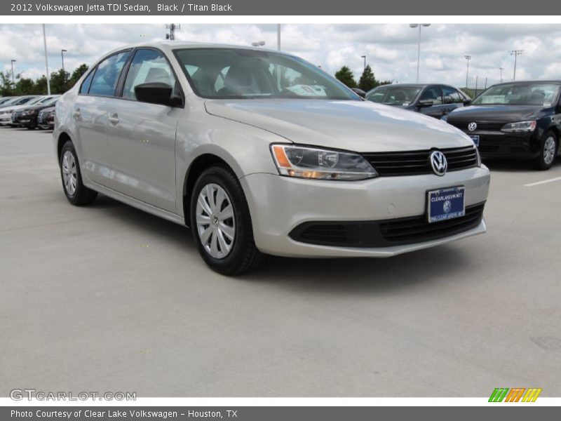Black / Titan Black 2012 Volkswagen Jetta TDI Sedan