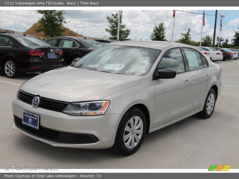Black / Titan Black 2012 Volkswagen Jetta TDI Sedan